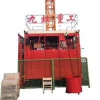 2000kg Double Cages Cargo Lifter/Lift Single/Double cages 2T