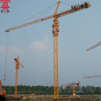 qtz125 6015 10t tower crane for construction building use